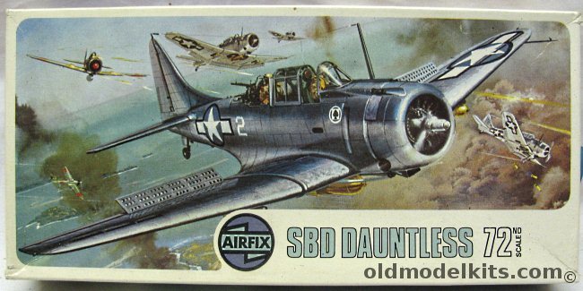 Airfix 1/72 Douglas Dauntelss - SBD-3 or SBD-5, 02022-6 plastic model kit